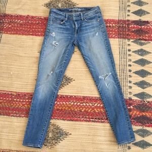 American Eagle Distressed Super Skinny